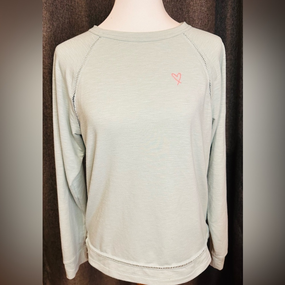 Victoria's Secret Soft Green Knit Top Sz Small